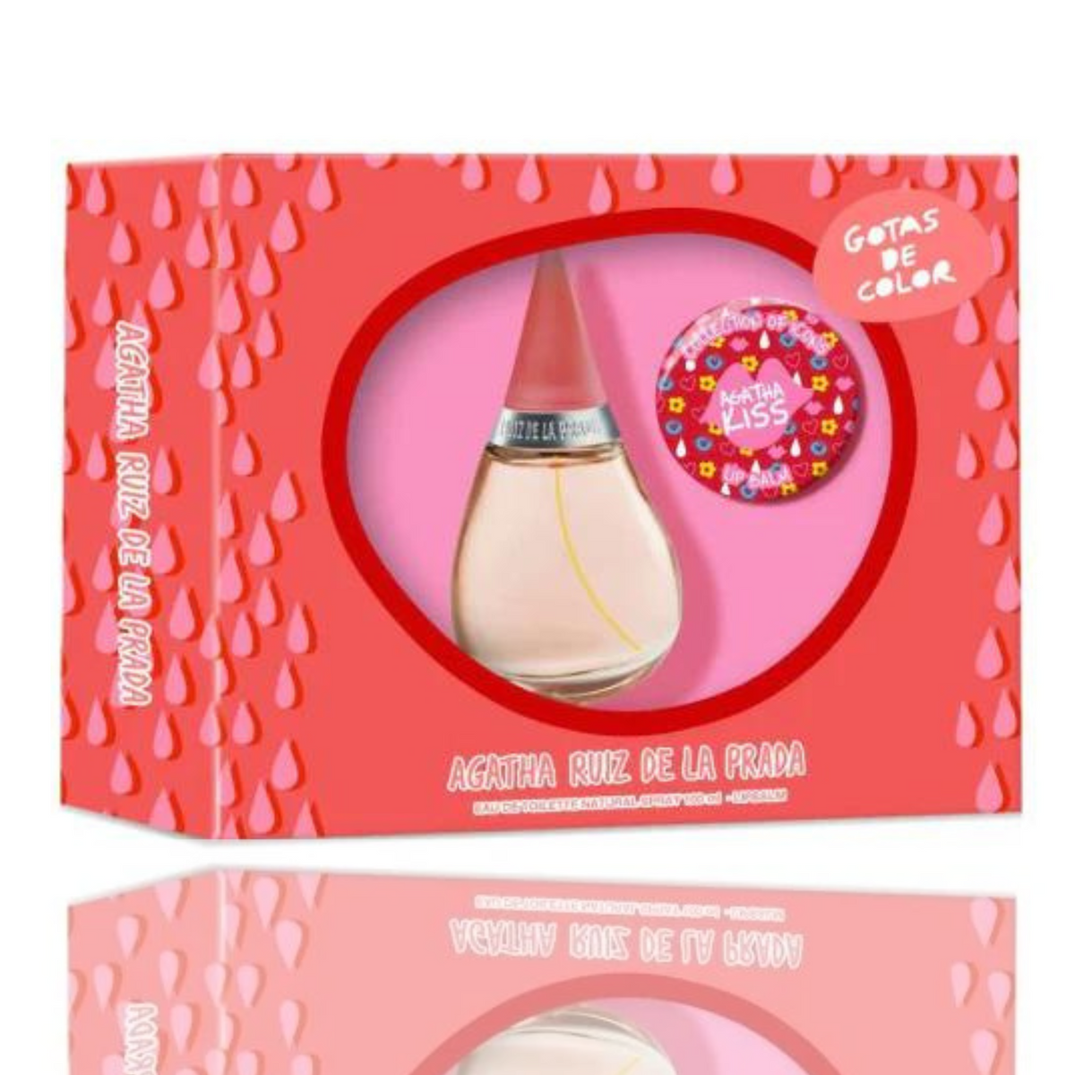 Estuche Gotas De Color Agatha Ruiz De La Prada Edt 50ml+ 15g Balsamo Labial