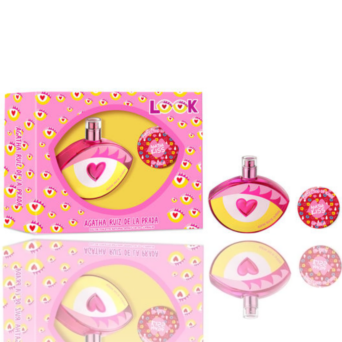 Estuche Look Agatha Ruiz De La Prada Edt 80Ml + 15g Balsamo Labial