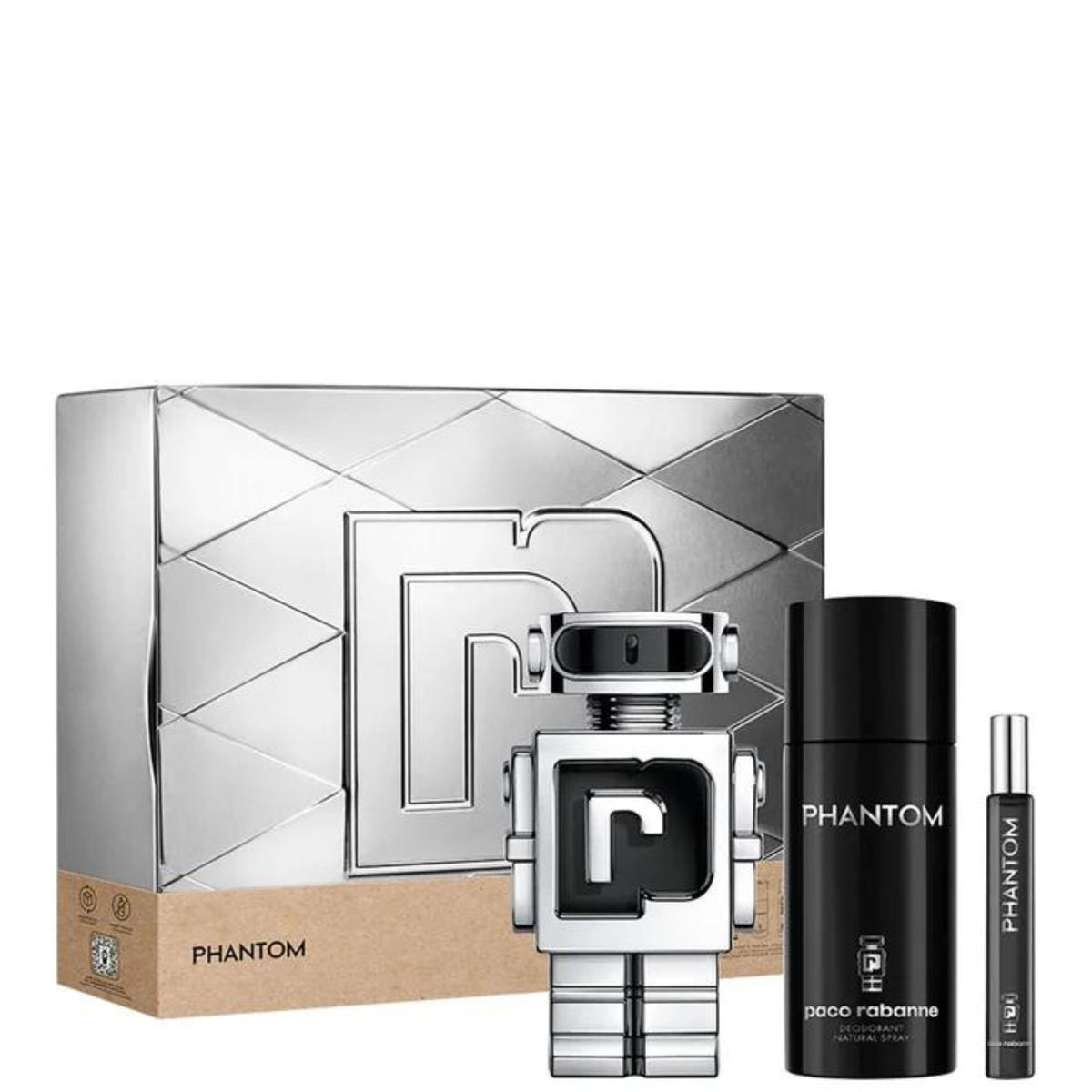 Estuche Phantom Paco Rabanne Edt 100ML+10ML+150ML DEO Hombre