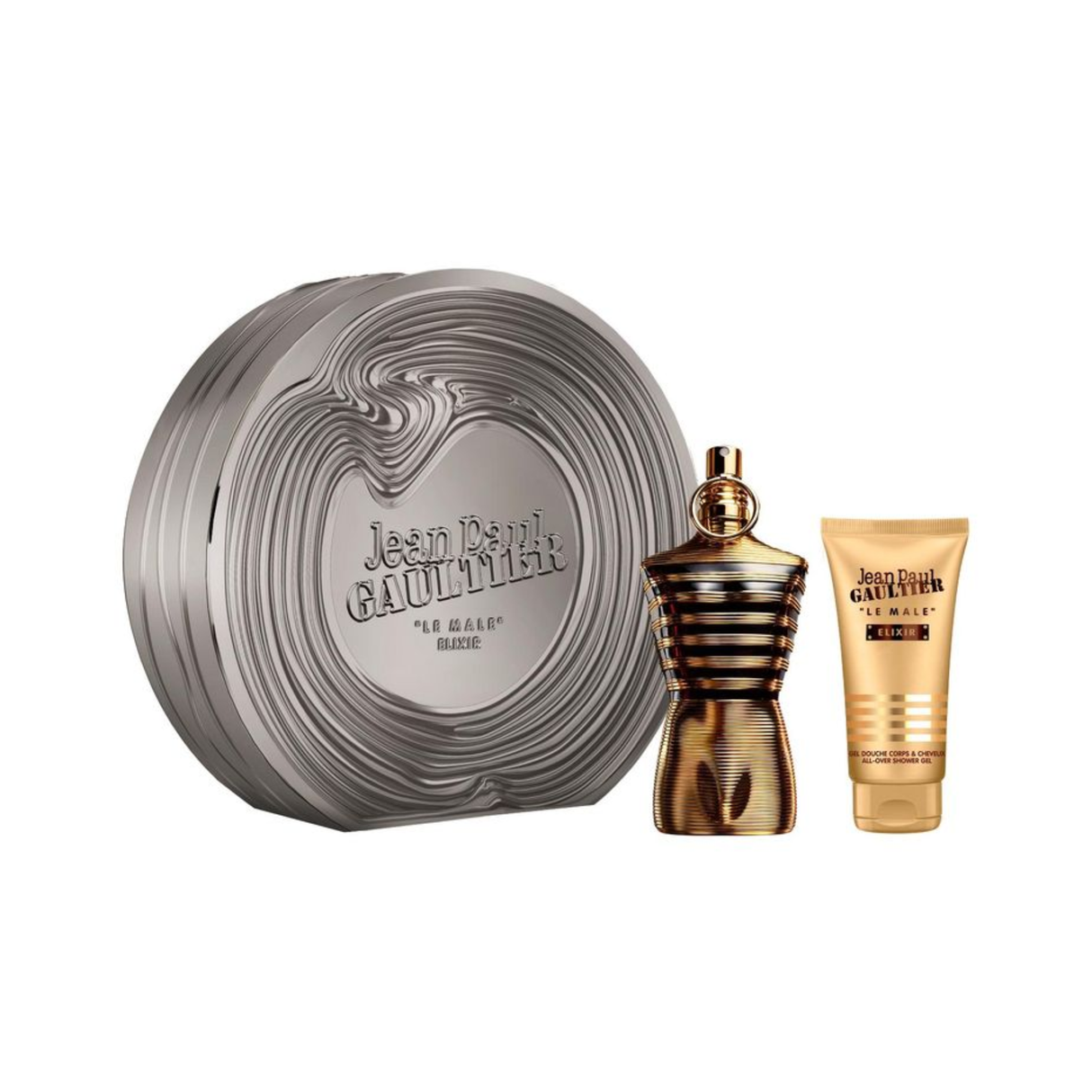 Estuche Jean Paul Gaultier Le Male Elixir Parfum 125Ml + 75Ml Shower Gel Hombre