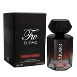 L Uomo The Night Edition Fragrance World Edp 100ML Hombre - Inspirado en La Nuit de L'Homme Eau de Parfum Yves Saint Laurent