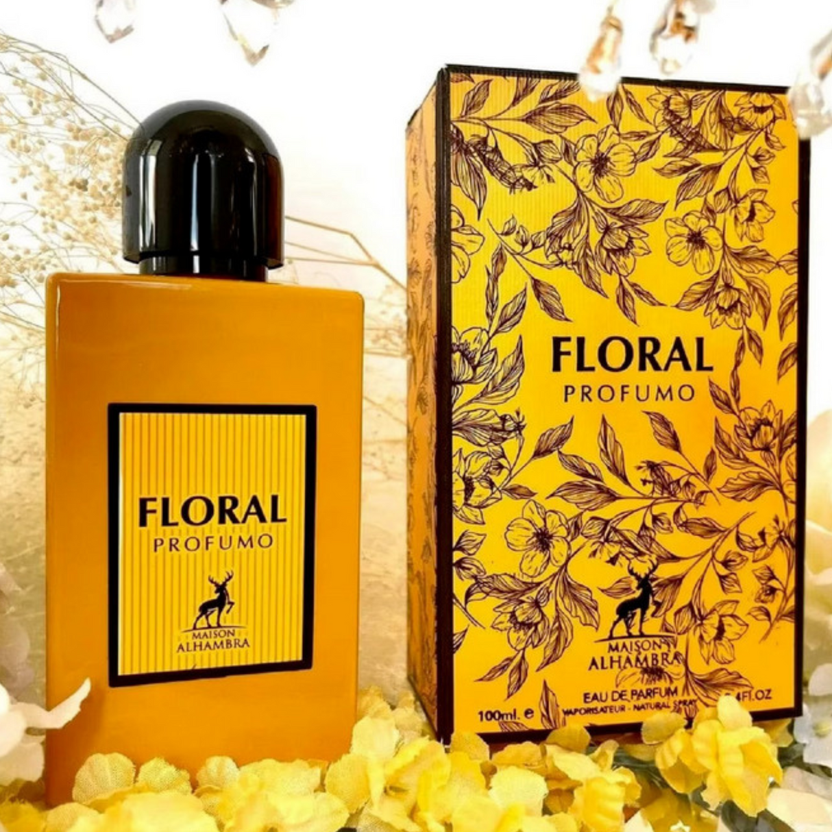 Floral Profumo Maison Alhambra Edp 100ML Unisex- Inspirado en Gucci Bloom Profumo Di Fiori Gucci