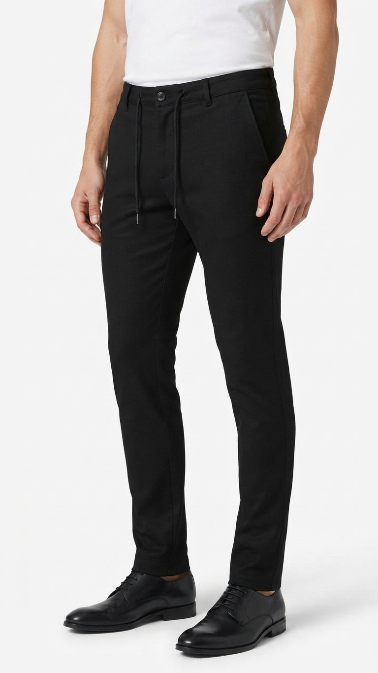 Pantalon Negro Selected Hombre 6466