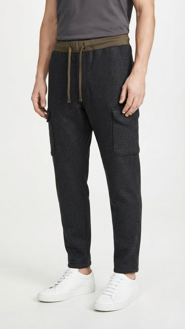 Pantalon verde caqui Selected Hombre 1216