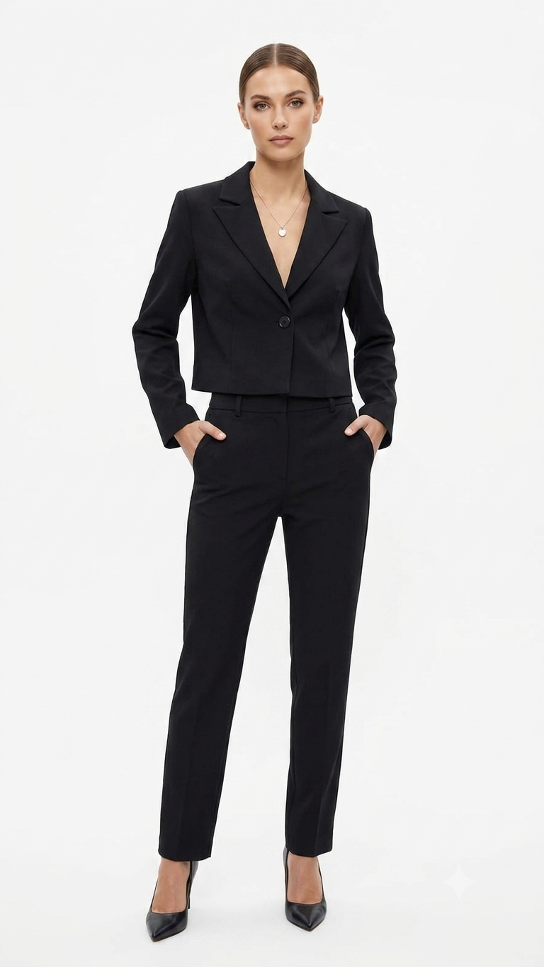 Blaiser Negro Mujer 0844