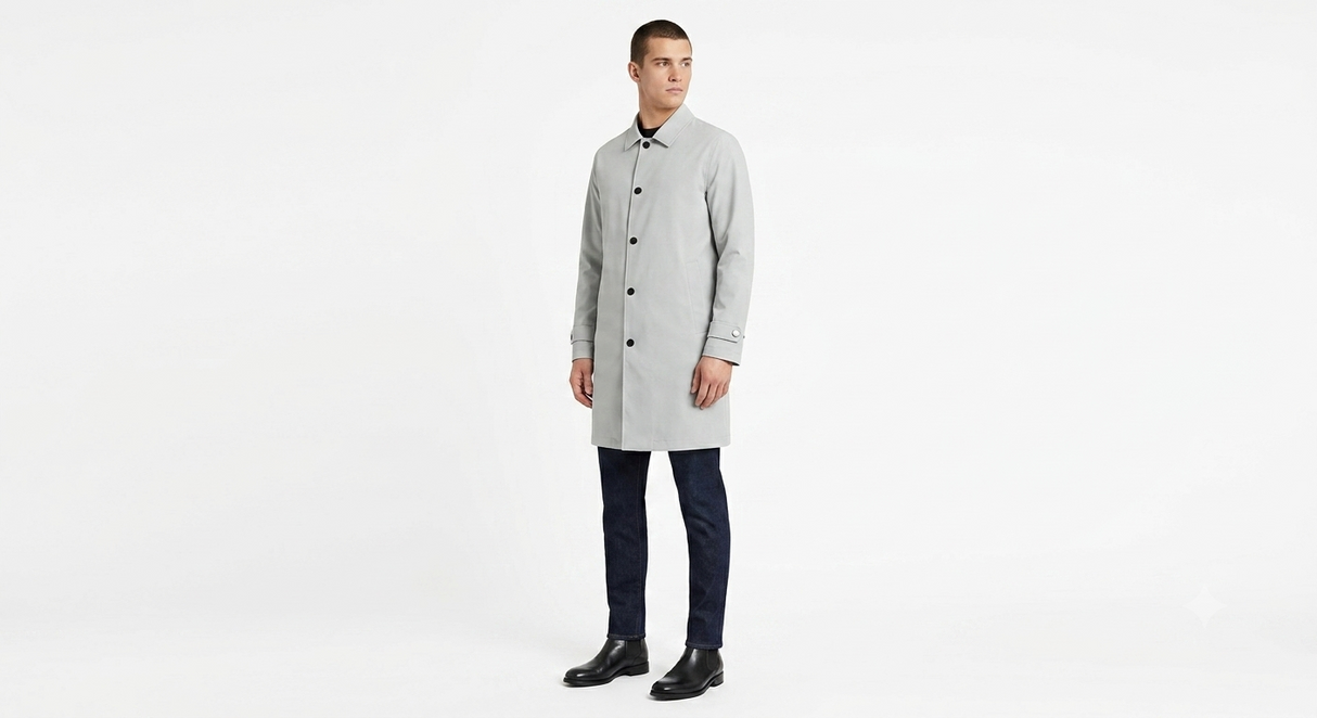 chaqueta ligera Gris Para Hombre 6155