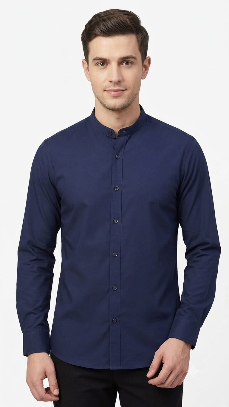 Camisa  Selected Azul Eléctrico Hombre
