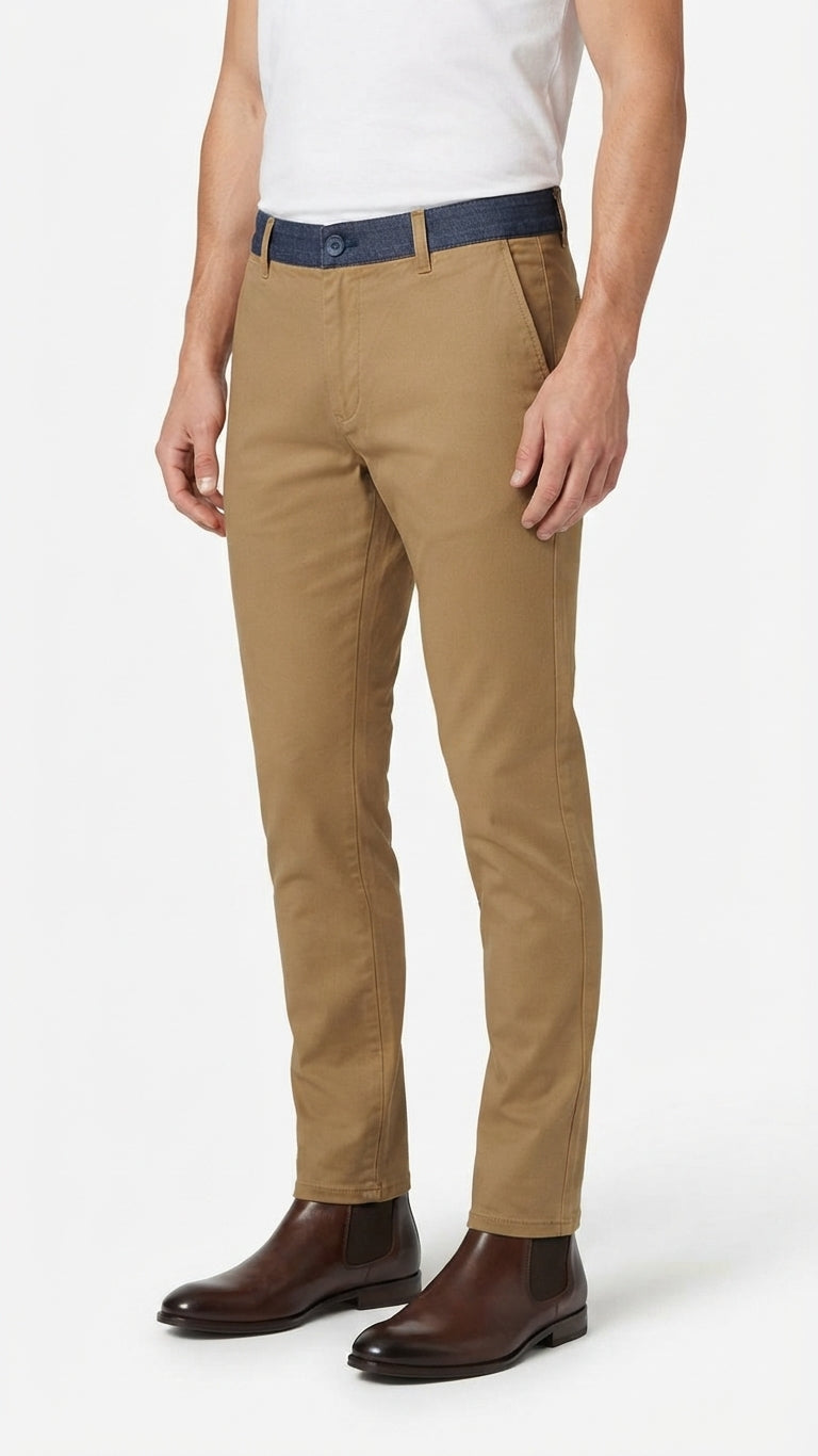 Pantalon Marrón Castaño Selected Hombre 1247