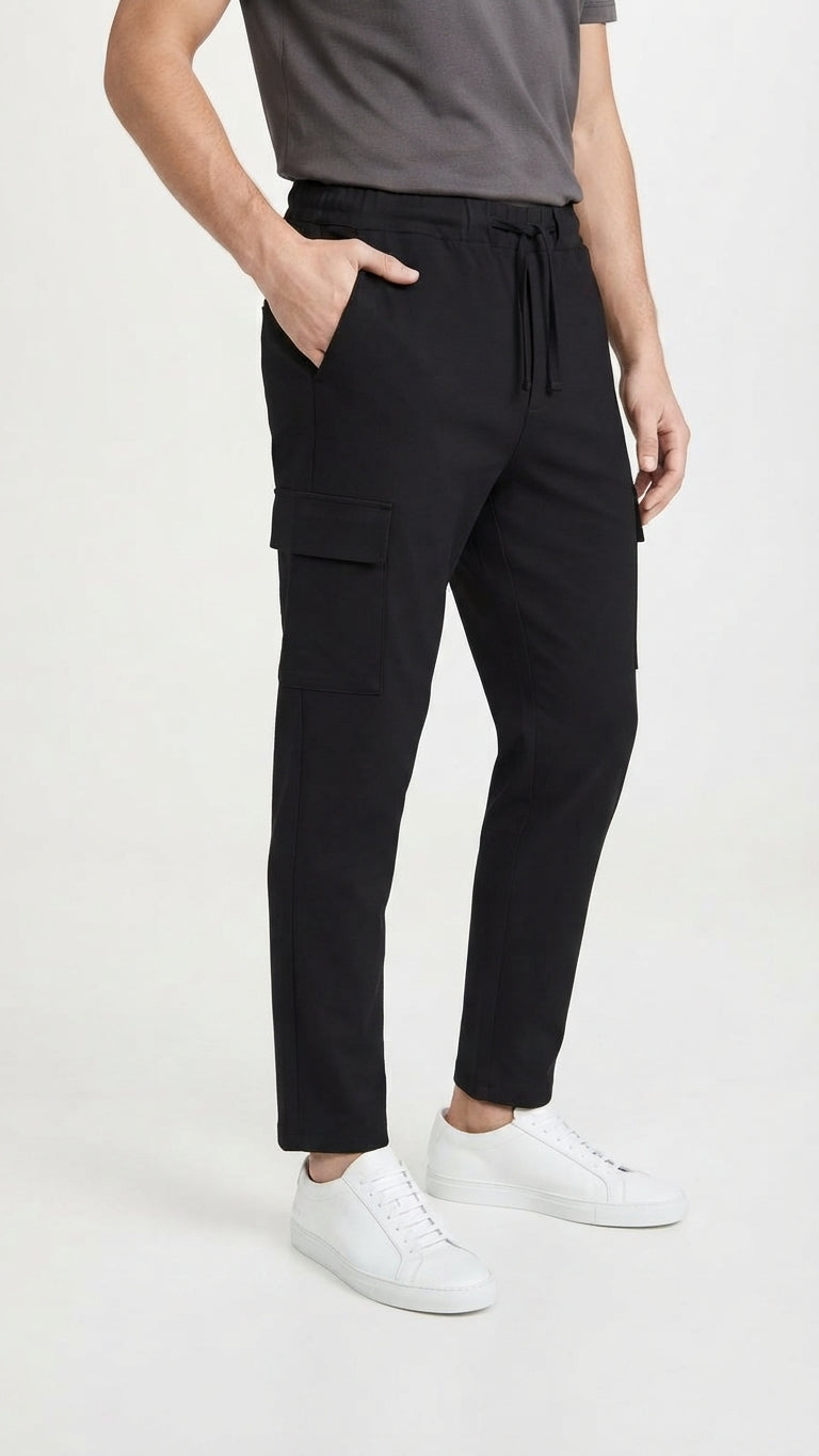 Pantalon Negro Selected Hombre 1216