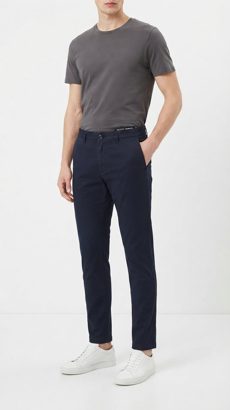 Pantalon Azul Electrico Seleceted Hombre 1351