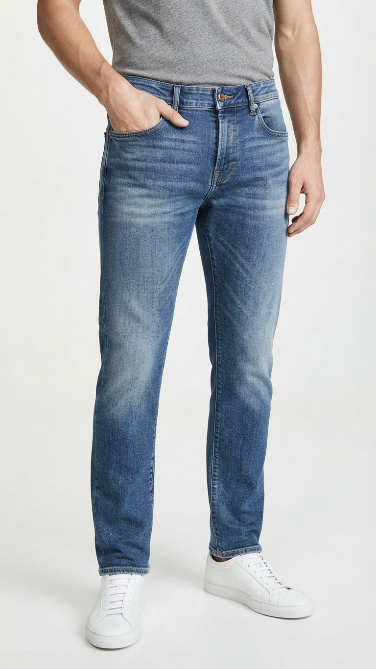 Jeans Denim Azul Claro Seleceted Hombre 9190