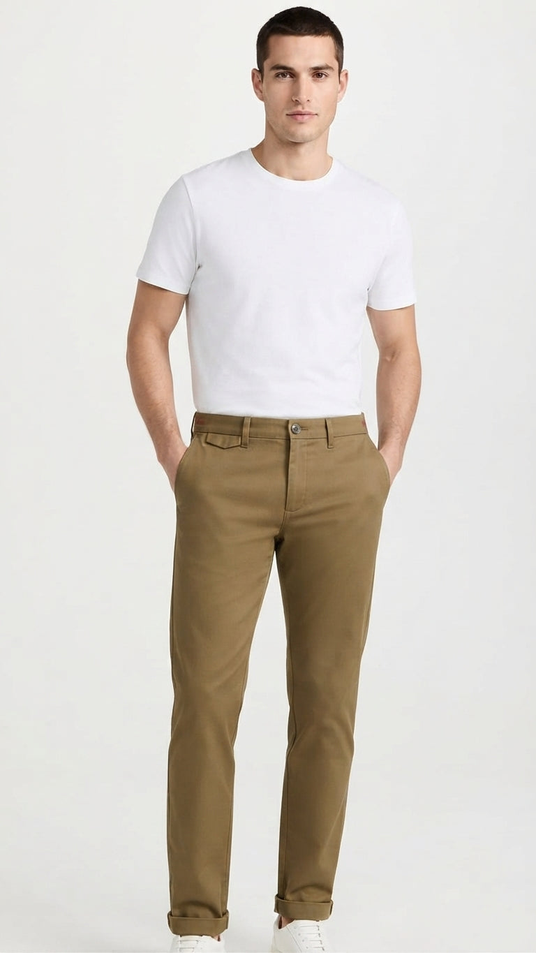 Pantalon Marrón Castaño Selected Hombre 2168