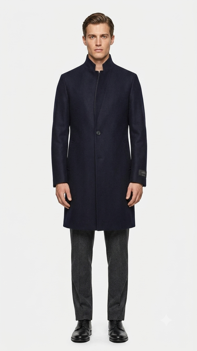 Abrigo Lana Selected Negro