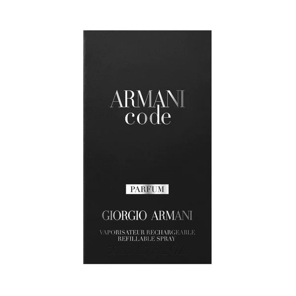 Armani Code Parfum 50ML Rechargable Hombre