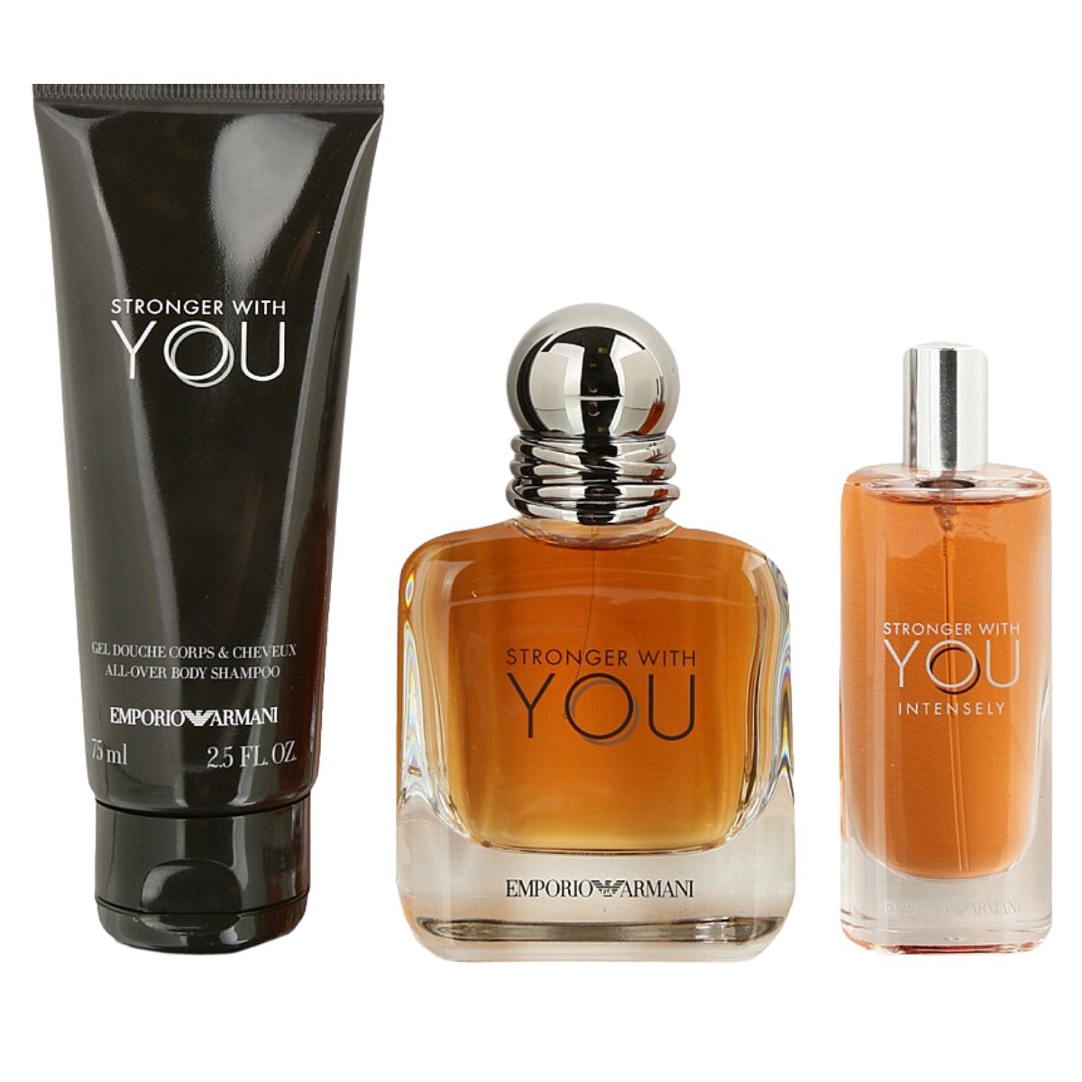 Estuche Stronger With You Edt 100ML+15ML+75ML Body Shampoo Hombre