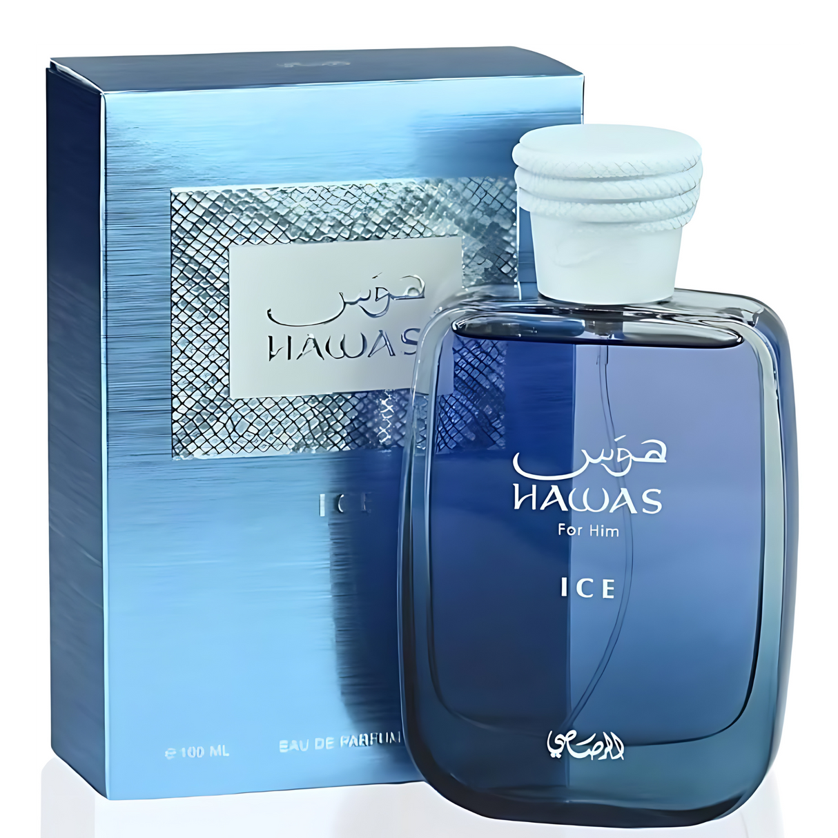 Hawas Ice Rasasi Edp 100ML Hombre - Inspirado en Invictus Aqua (2018) Rabanne