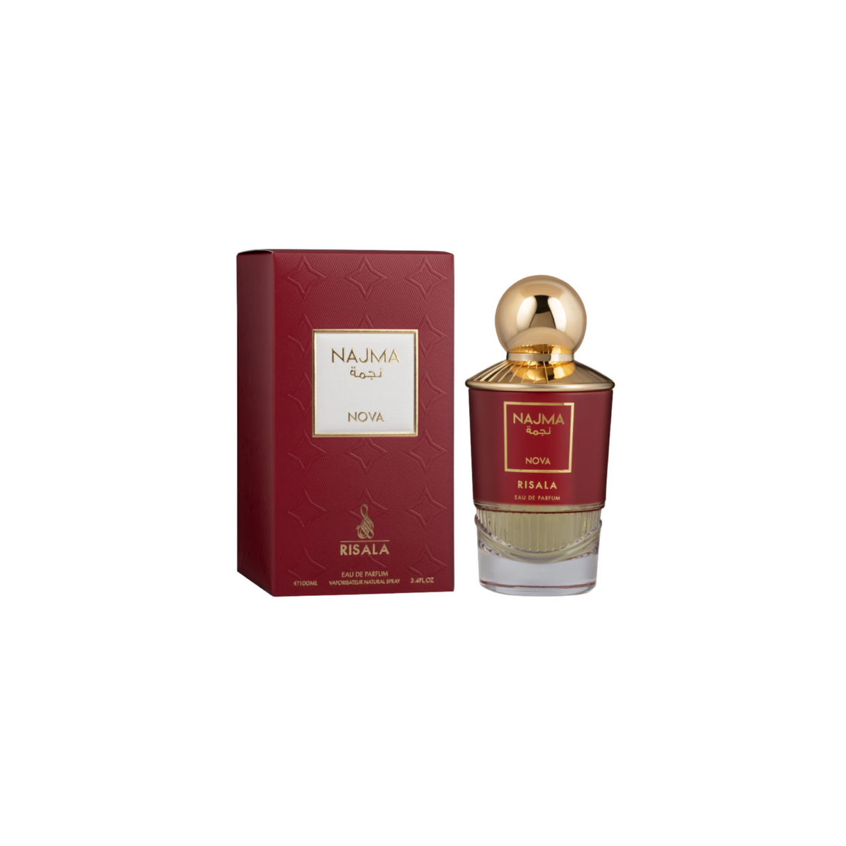 Najma Nova Risala Edp 100Ml Unisex- Inspirado en Khamrah Lattafa Perfumes