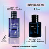 Salvo Elixir Maison Alhambra Edp 60Ml hombre - Inspirado En Sauvage Elixir De DIOR
