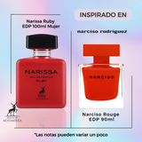 Narissa Ruby Maison Alhambra Edp 100ML Mujer- Inspirado en NARCISO ROUGE