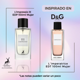 L'impressio III Maison Alhambra Edp 100ML Mujer- INSPIRADO EN L IMPERATRICE DOLCE GABANNA