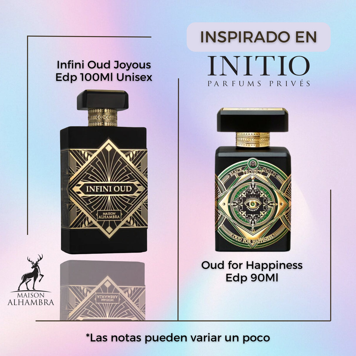 Infini Oud Joyous Maison Alhambra Edp 100ML Unisex- INSPIRADO EN OUD FOR HAPPINESS