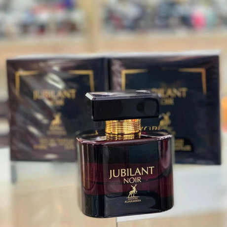 Jubilant Noir Maison Alhambra Edp 100ML Unisex- Inspirado en Crystal Noir Versace