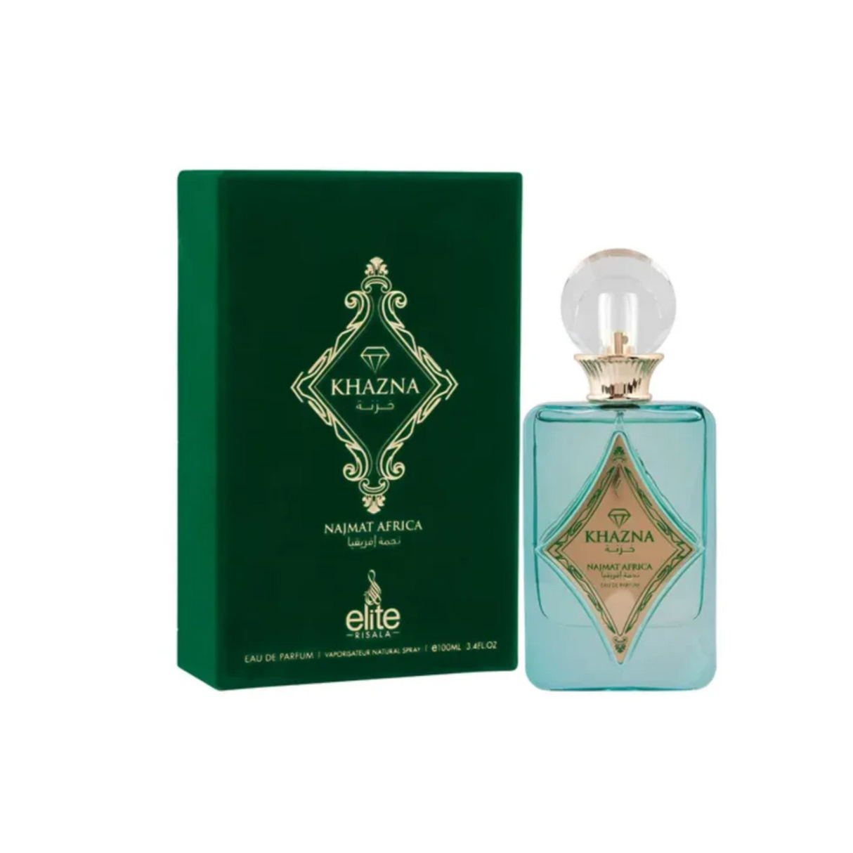 Khazna Najmat Africa Elite Risala Edp 100Ml Mujer - Inspirado en La Belle Le Parfum Jean Paul Gaultier