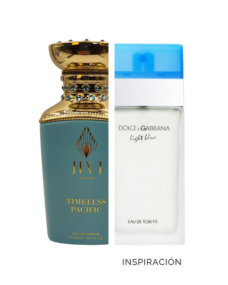 Timeless Pacific  Places  Jivi Parfums Edp 100Ml Mujer - Inspirado de Dolce Gabanna Light Blue