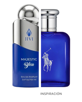 Majestic Bleu Metallic Jivi Parfums Edp 100Ml Hombre - Inspirado de Ralph Lauren Polo Blue EDT (old formula)