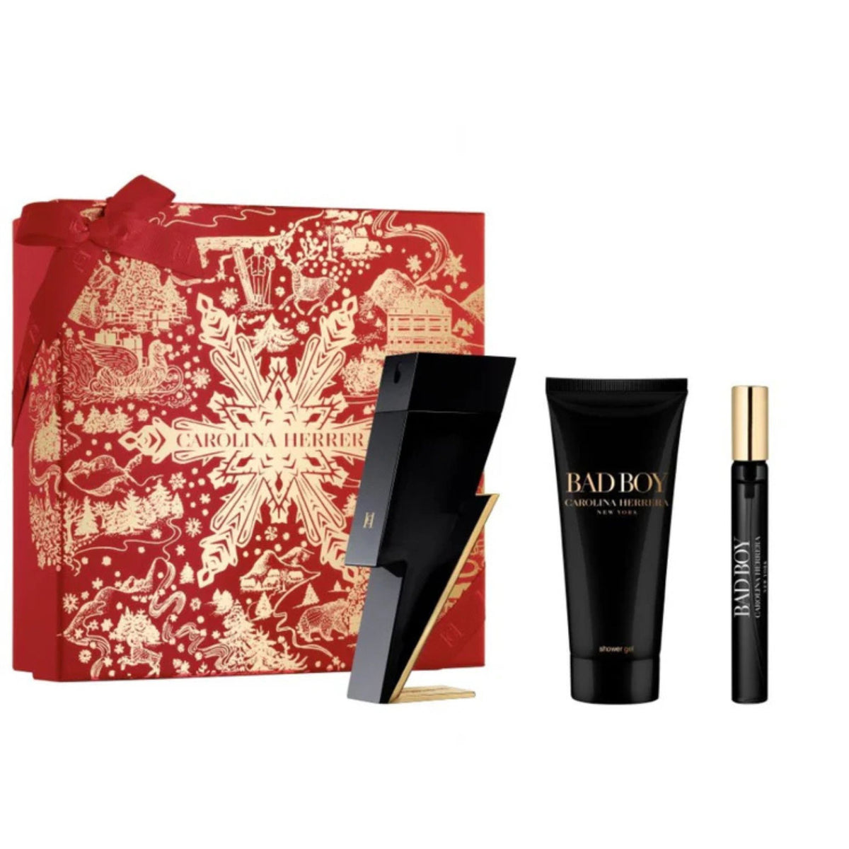 Estuche Bad Boy New York Carolina Herrera Edt 100ML+10ML+100ML S/G Hombre