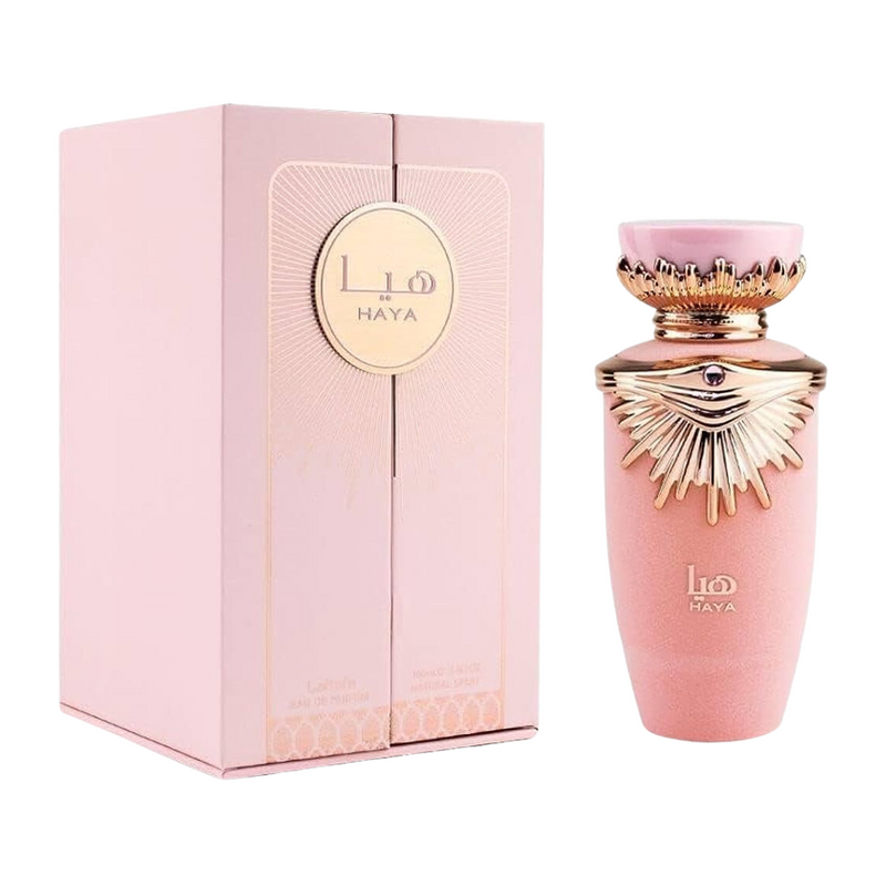 Lattafa Haya EDP 100 Ml Unisex- Inspirado en Flora by Gucci Gorgeous Gardenia