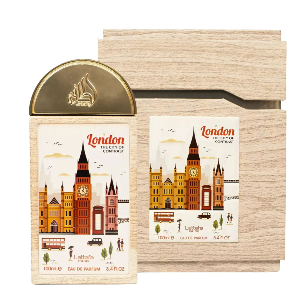 London The City Of Contrast Lattafa 100Ml Edp Mujer
