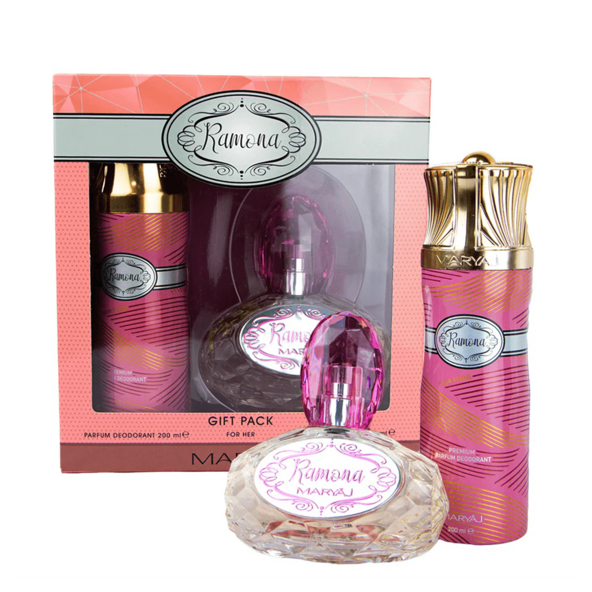 Estuche Ramona For Her Maryaj Edp 100ML +Deo 200ML Mujer