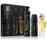Estuche Maahir Lattafa Edp 100ML+200ML Perfume Spray + 300ML Air Freshener Unisex