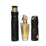 Estuche Maahir Lattafa Edp 100ML+200ML Perfume Spray + 300ML Air Freshener Unisex