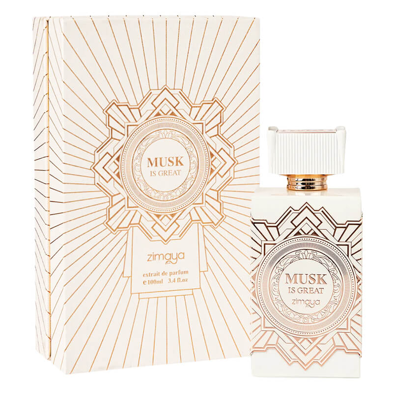 Afnan Musk is Great Zimaya Extrait De Parfum 100ML Unisex- Inspirado en Apollonia Xerjoff