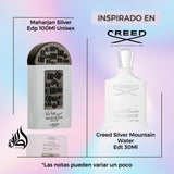 Maharjan Silver Lataffa Edp 20ML Unisex - Inspirado en Silver Mountain Water Creed