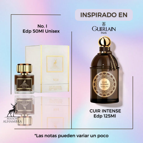 Maison Alhambra Signatures  No. I Edp 50ML Unisex- INSPIRADO EN CUIR INTENSE