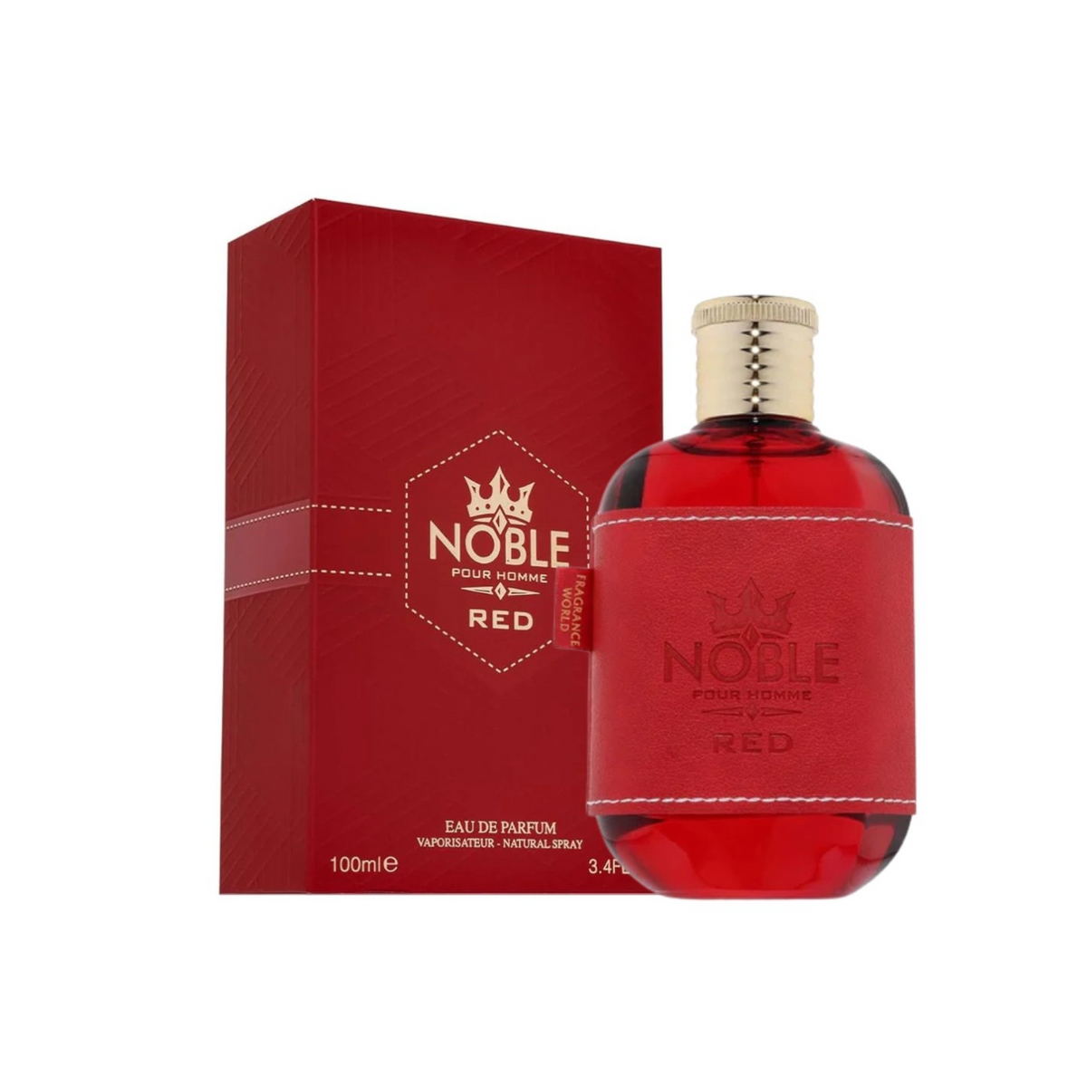 Noble Red Fragrance World Edp 100Ml Hombre - Inspirado en Nitro Red