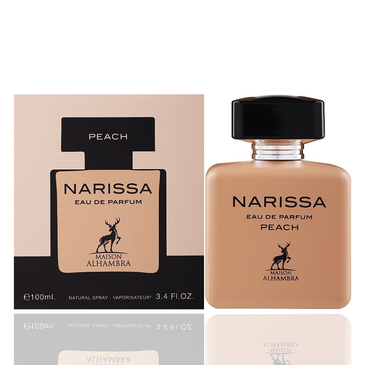Narissa Peach Maison Alhambra Edp 100ML Mujer- Inspirado en Narciso Poudree Narciso Rodriguez