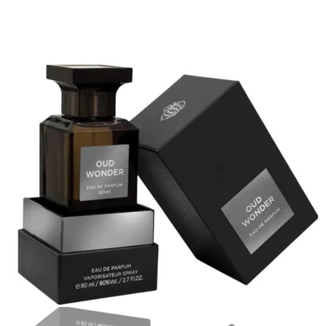 Oud Wonder Fragrance World Edp 80 ML Unisex- Inspirado en Oud Wood Tom Ford