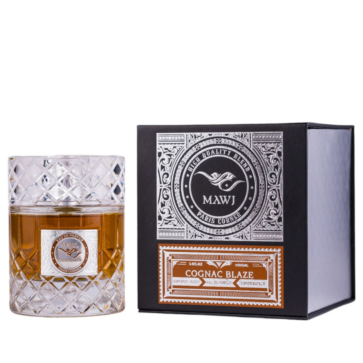 Mawj Cognac Blaze Paris Corner Edp 100Ml Unisex- Inspirado en Khamrah Qahwa Lattafa Perfumes