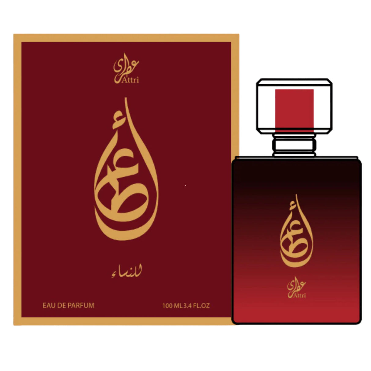 Attri Women  Rojo Edp 100ML Mujer