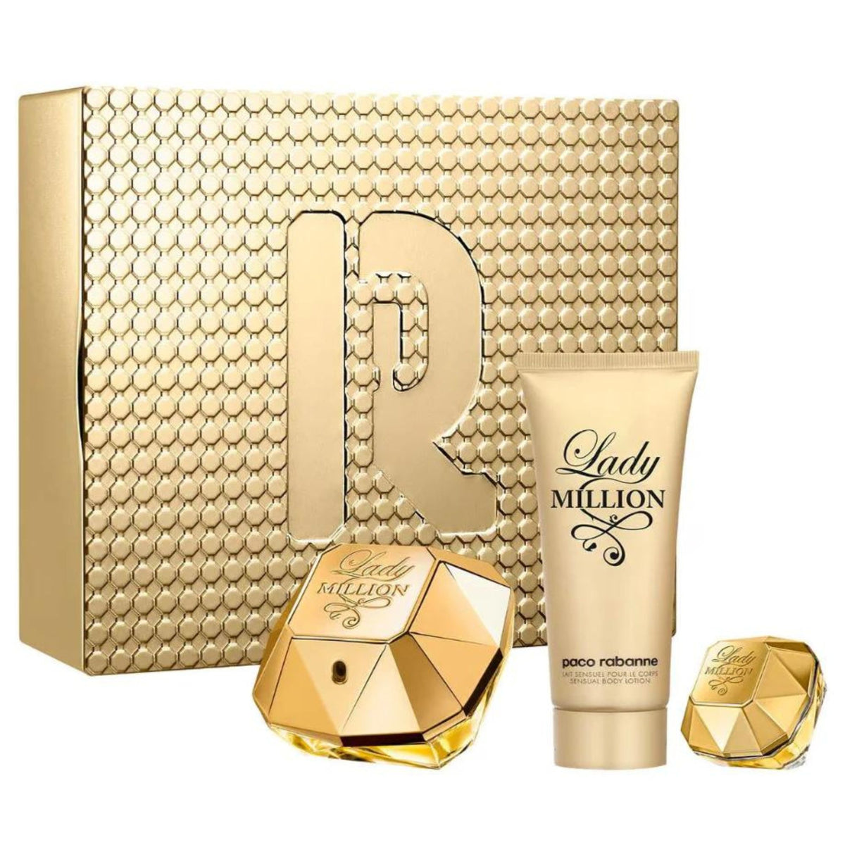 Estuche Lady Million Edp 80ml+5ml+100Ml B/L Mujer