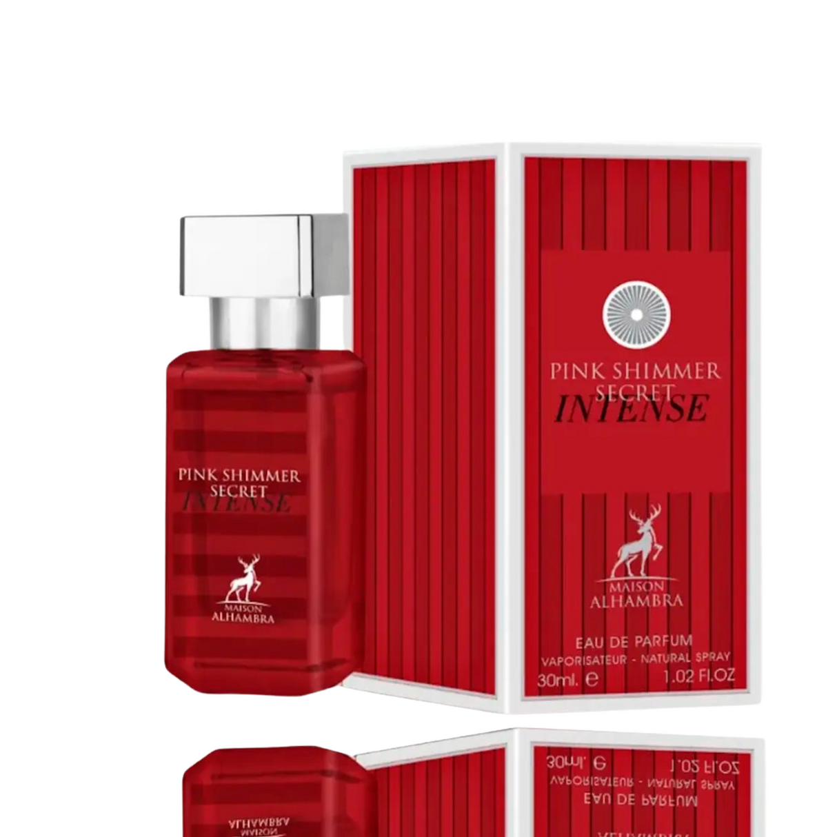 Pink Shimmer Secret Intense Masion Alhambra Edp 30ML Mujer- Inspirada en Victoria's Secret Bombshell Intense