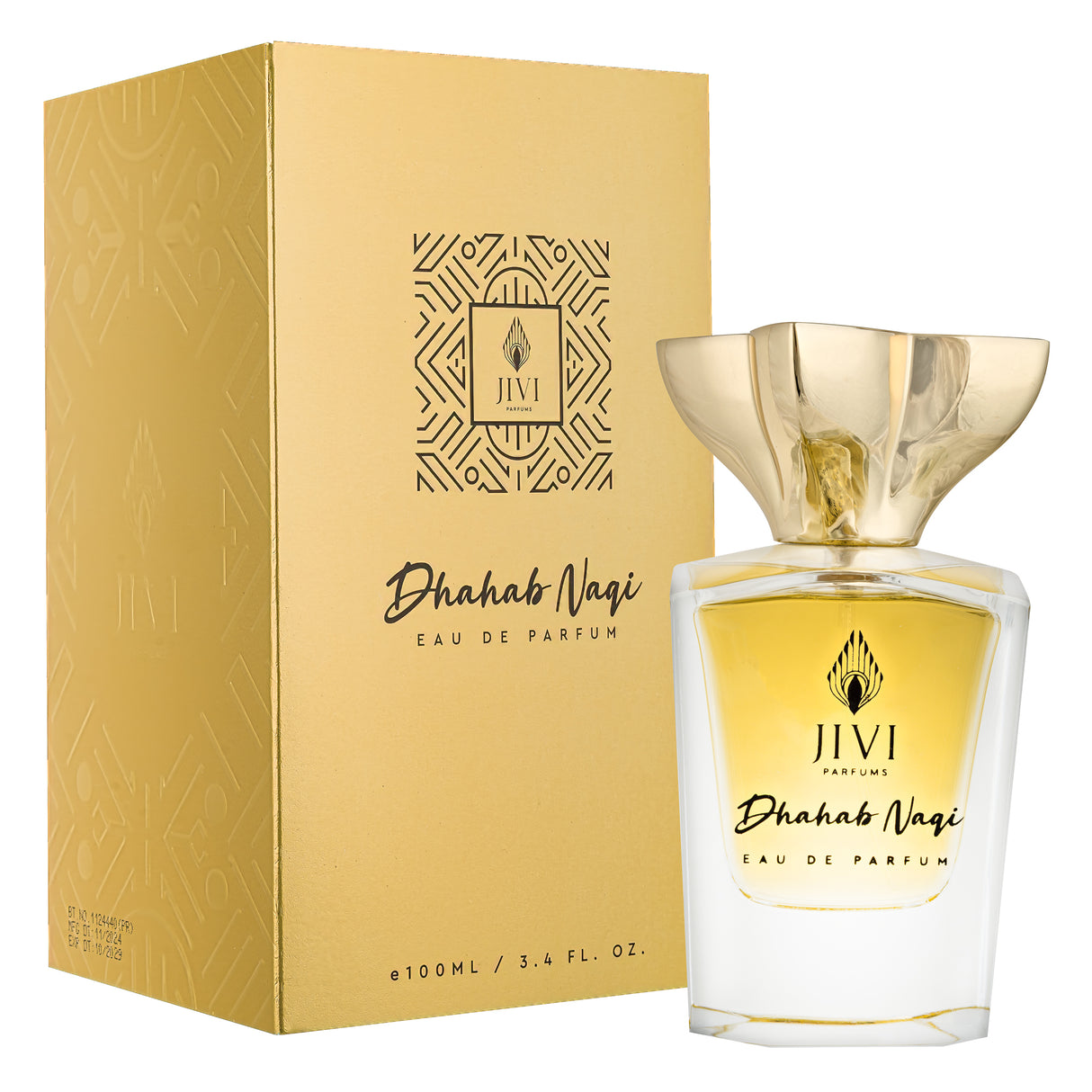 Dhahab Naqi Jivi Parfums Edp 100ML Unisex - Inspirado en Instant Crush Mancera