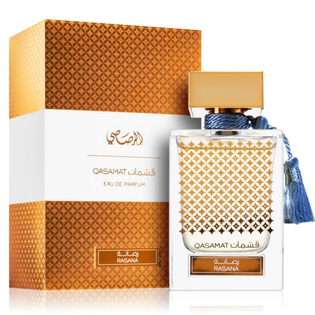 Rasasi Qasamat Rasana EDP 65 ml Unisex - Inspirado en Aventus for Her Creed
