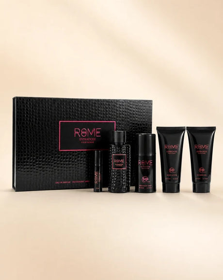 Estuche Bharara Rome Extra Dose  Pour Homme  100ML+15ML+150ML DEO +150ML B/L+150ML S/G Hombre