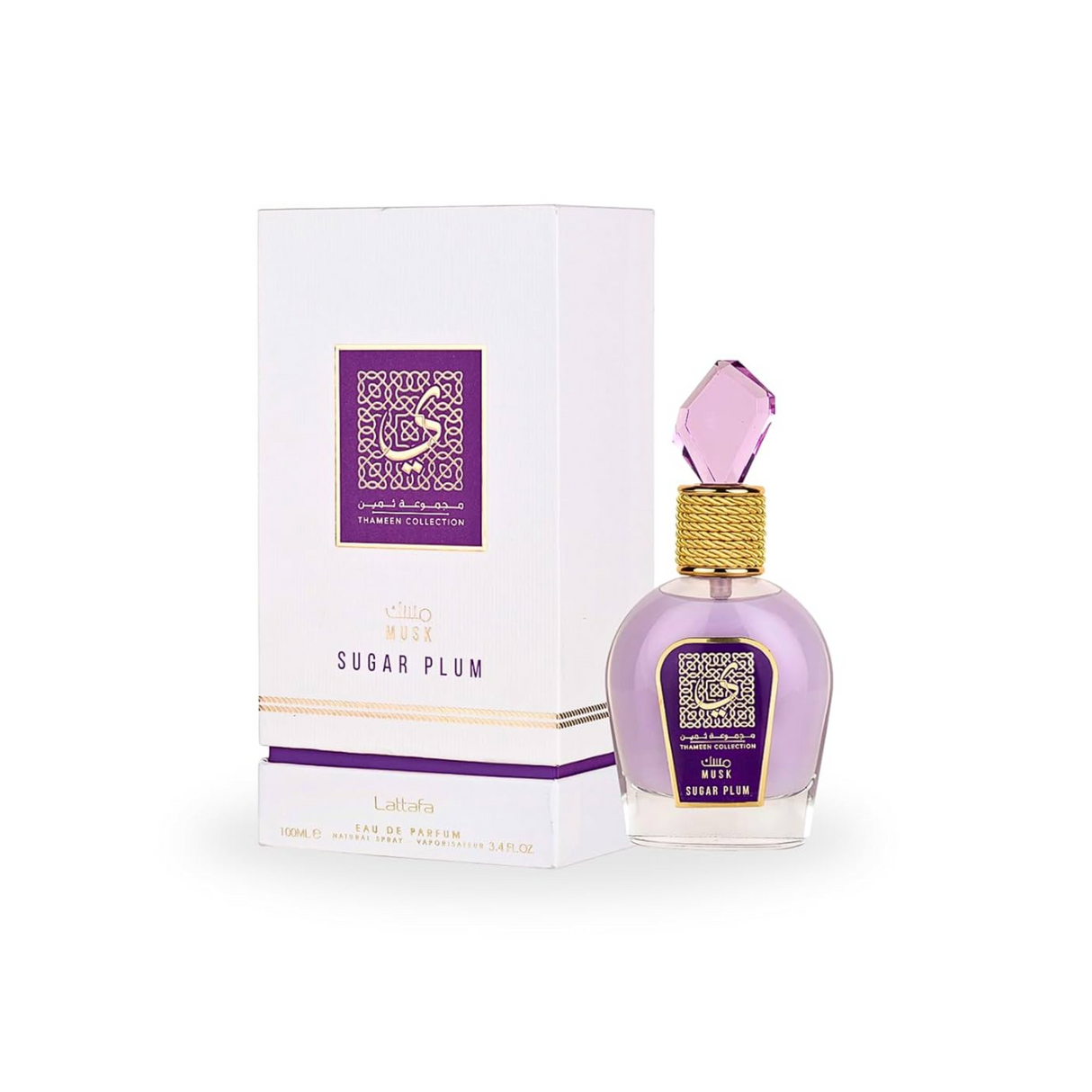 Sugar Plum Thameen Musk 100Ml Mujer Lattafa Perfume- Inspirado en Delina Parfums De Marly