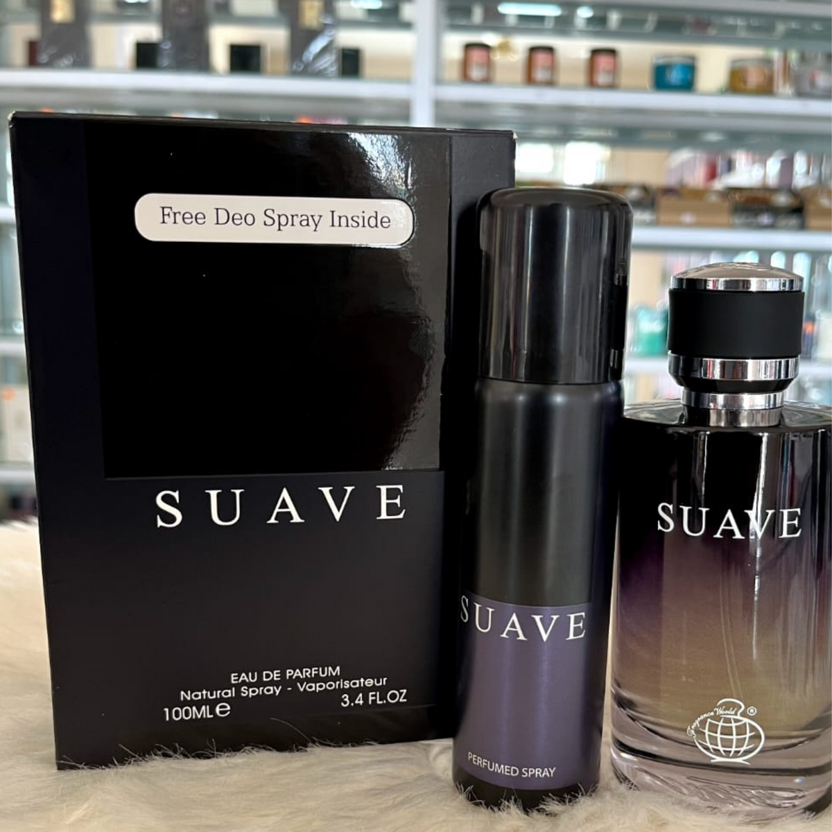 Set Suave Fragrance World Edp 100 ML + Desodrante 50 ML Hombre